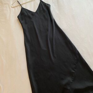 Aritzia | Wilfred Black Only Slip Dress
